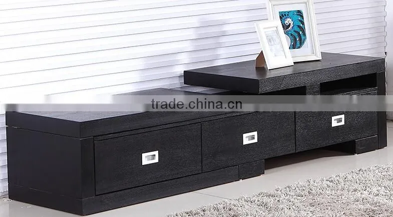 stretched wooden tv stand design
