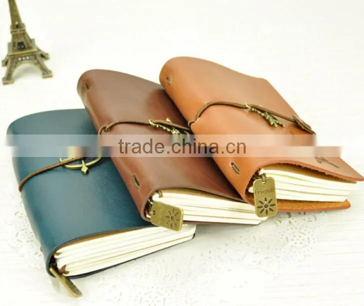2015 vintage refillable leather journals/notebooks