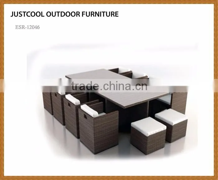 Maze Rattan Winchester 8 Seat Round Dining Set chiars