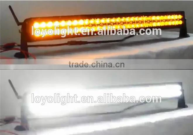 52 inch curved amber strobe off road led light bar for grand cherokee jeep