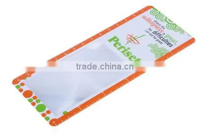 hot sale cute high quality bookmarks magnifying glass ruler