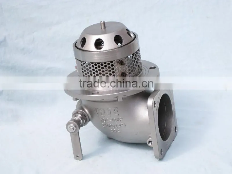 Tanker stainless steel pneumatic Emergency Valve