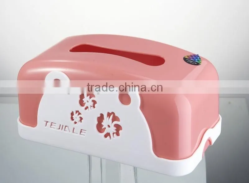 High Quality PP Tint Facial Tissue Box Cover/Holder for Bathroom