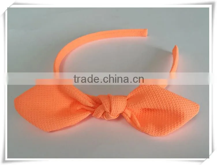 Fancy headbands for girls bow tie hairband and ribbon bow hair band