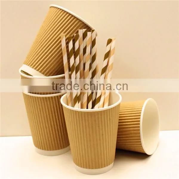 high quality 12oz ripple wall paper cup for take away