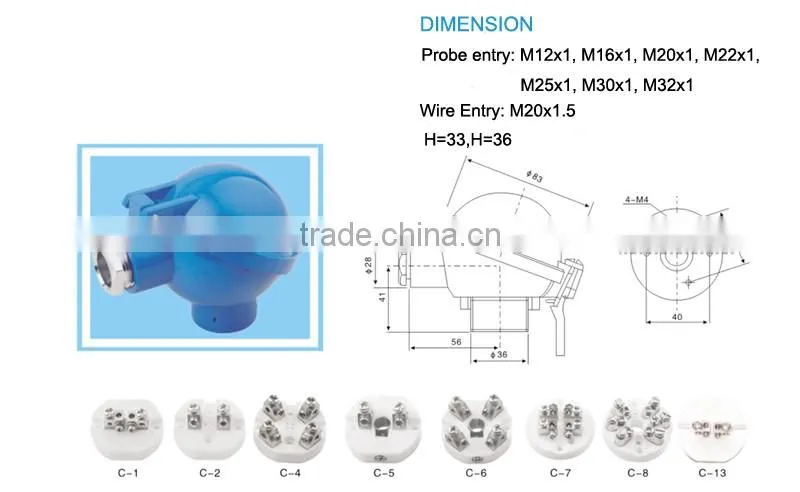 blue NAA thermocouple sensor with high quality