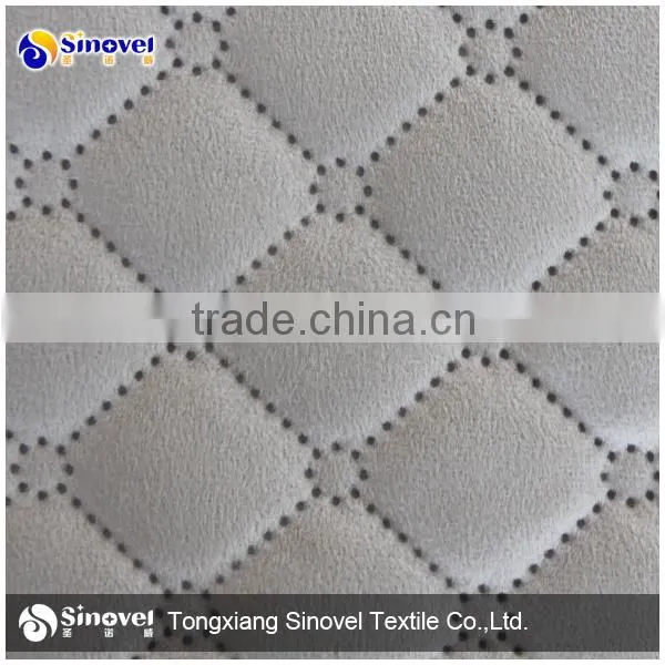 Polyester Suede bonded fur