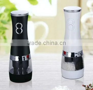 plastic 2 in 1 electrical pepper mill