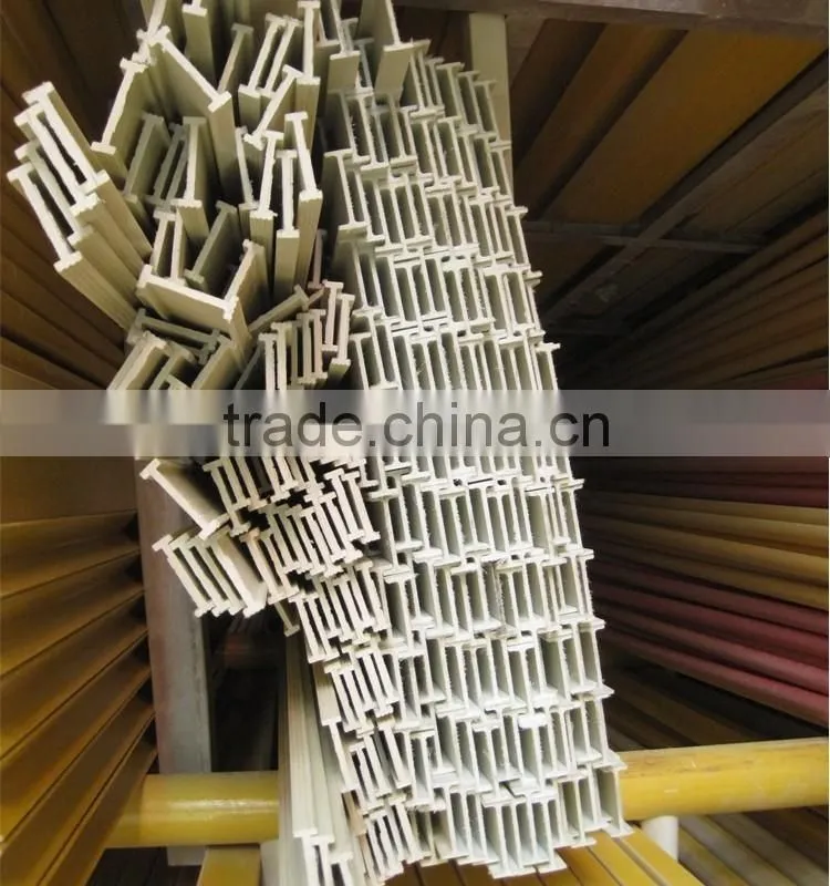 High grade FRP h beam, h beam price, h beam size for construction