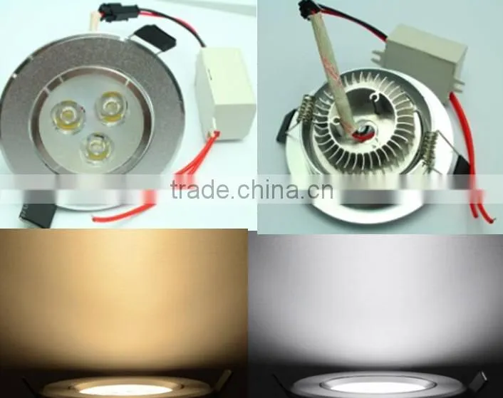 LED ceiling light 3w AC85V high quality led lights home