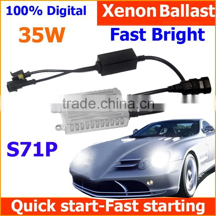 2016 New Car accessoires Xenon ignition units Fast bright HID ballast , fast start Ballast 12V 35W, rapid starting