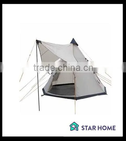 white big family bell tent forcamping hiking tent