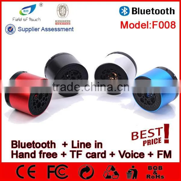 Model F008 wholesale price patent design consumer electronic bluetooth speaker mini wireless