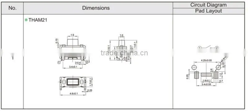 FTHAM21 micro lcd touch screen light switch