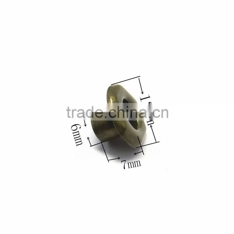 12mm High Quality Metal Hexagon Eyelet For Leather
