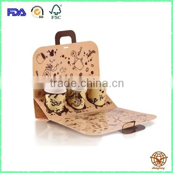 Customized Coffee Carrier Bag with Handle