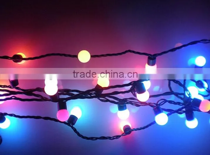 SJ-18-50/ SJ-38-20 auto color change rgb led ball string