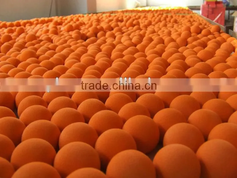 high quality many colors logo printed EVA rubber foam ball