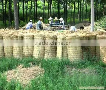 best quality wheat straw waving machine/straw knitting machine