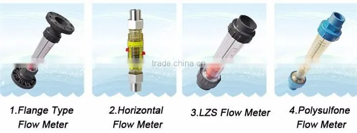 Plastic glass rotameter air flow meter rotameter