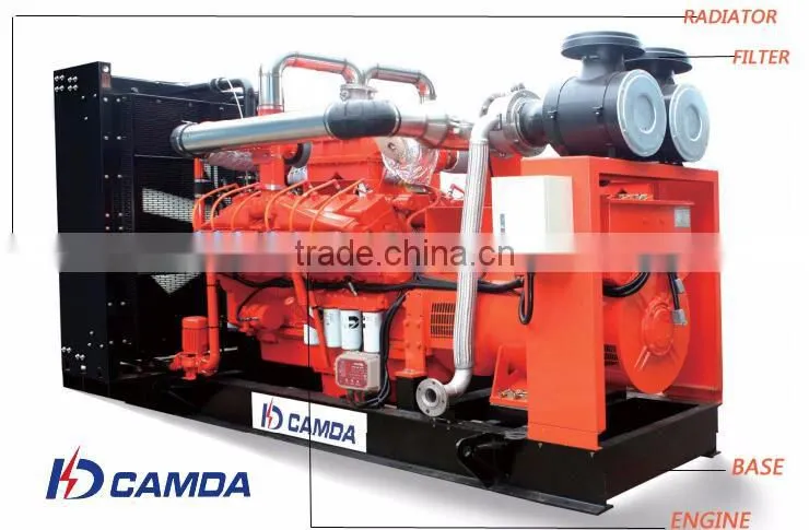 24--500KW power plant CAMDA H serires gas generator set for multifunction monitoring with CE and ISO certificate