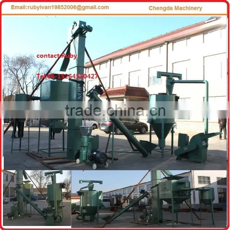 2017 hot sell sheep feed pellet machine line in Mongolia