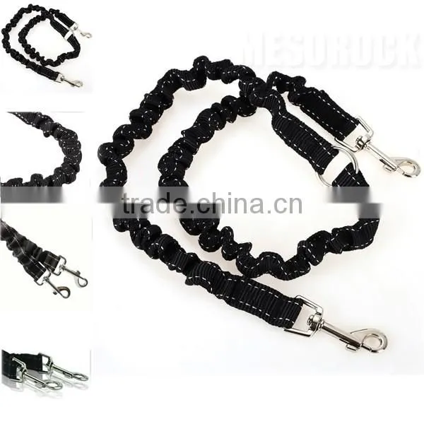 No Tangle Two Dog Adjustable Lead Dog Leash Coupler Dual Double Dog Leash