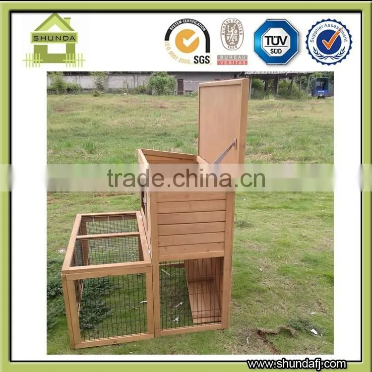 Fir Wood Outdoor Unique Rabbit Cages