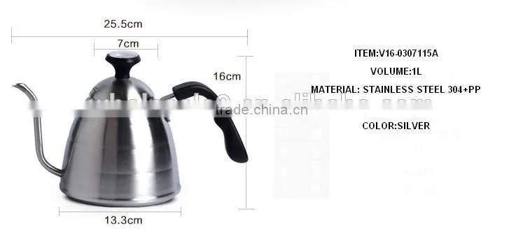 Stainless Steel Pour Over coffee Kettle