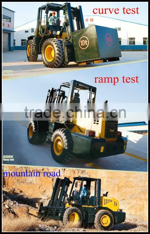 rough terrain forklift CPCY100 with ce for sale