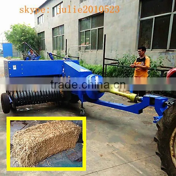 Square hay baler in small size with light structure