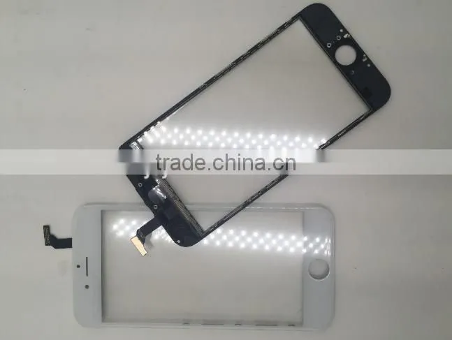 Replacement front glass with Touch Screen digitizer for iphone balck white