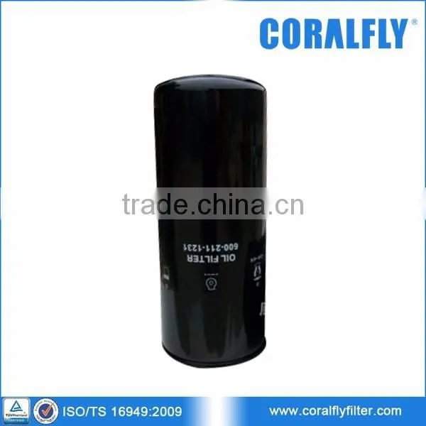 Generator QAS 220 Engine S6D125 Oil Filter 600-211-1230