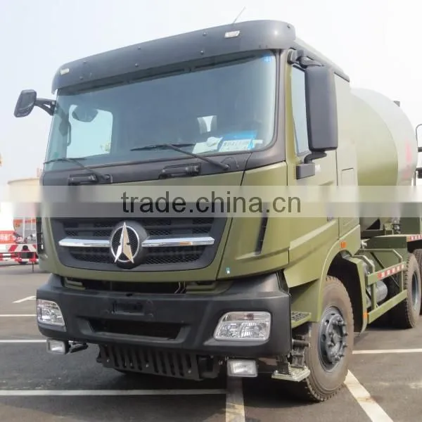 336hp 6*4 North Benz Cement Mixer Truck 10m3