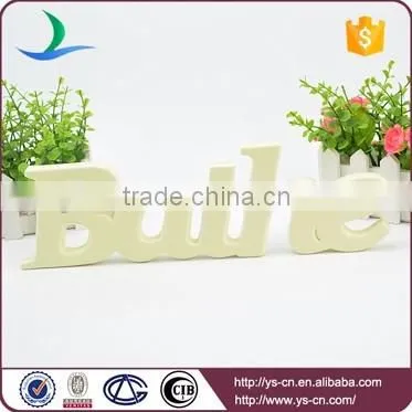 BATHE shape letters brand for bathroom indicator