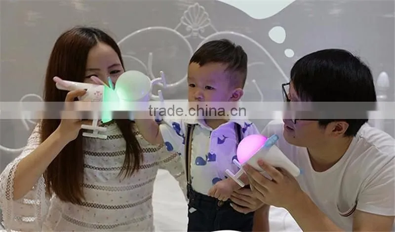 Night light aircraft Creative lamp for children to sleep The bedside night light helicopter LED charging Nightlight
