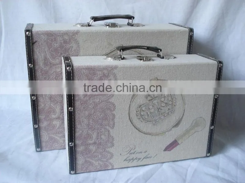 2017 new style antique bottle wooden crate with silk-screen printing