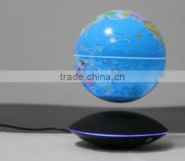 Cool Invention! Maglev Floating Global With Light Up Glow Stick