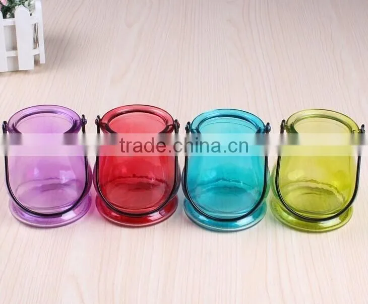 Home Decoration Use and Glass Material glass candle jar