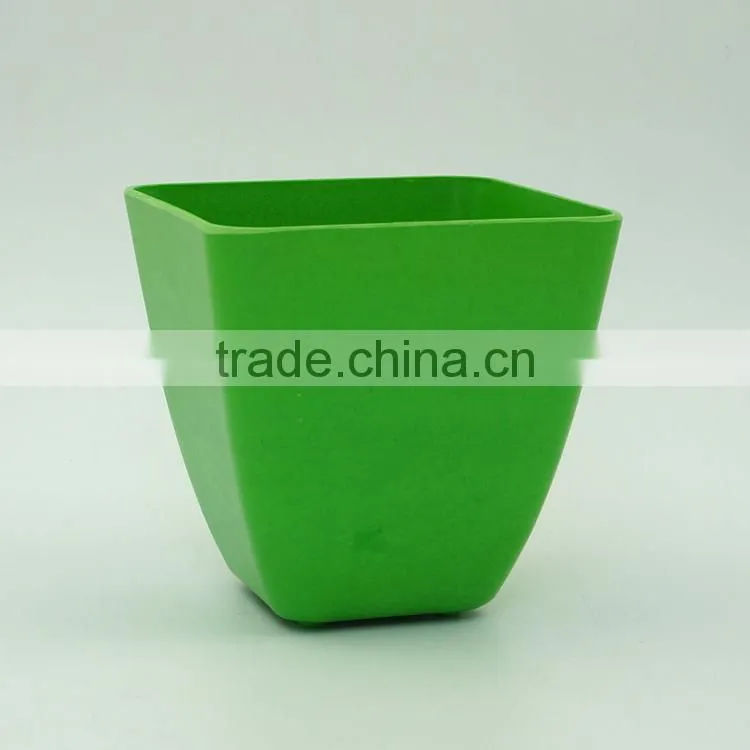 Plain environmental-friendly biodegradable bamboo plant pots