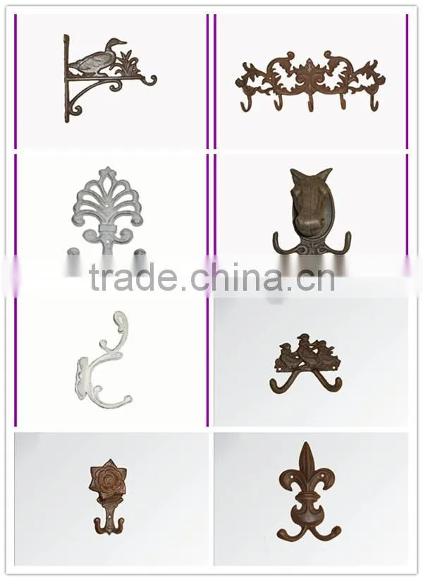 Antique Cast Iron Decorative Hat hooks Hat / Coat Hook