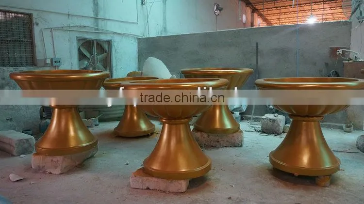 Modern garden pots