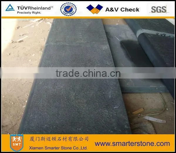 Grey color china basalt paving stone with brushes