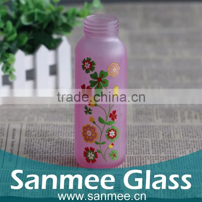 Manufacture Colored Water Bottle Quality Milk Glass Bottle