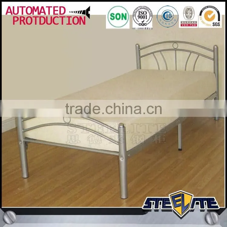Double decker metal bed steel single bed designs