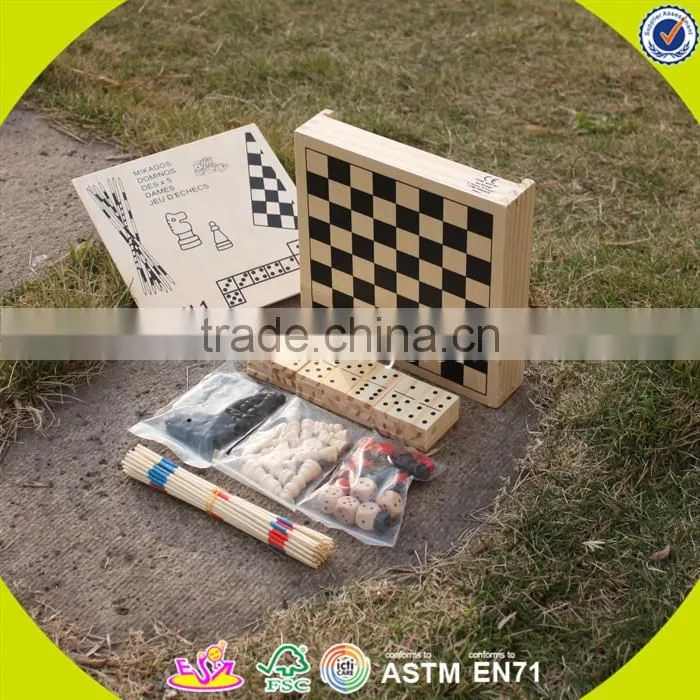 2017 wholesale baby wooden checkers set new design kids wooden checkers set best children wooden checkers set W11A051