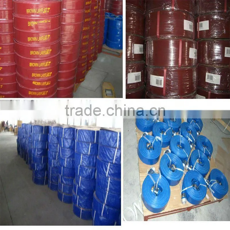 PVC layflat discharge hose