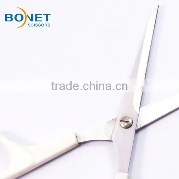 S81014P 6-3/4" barber white color handle hair scissors