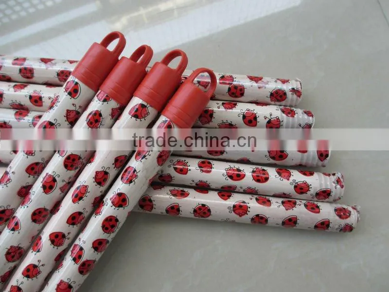 PVC coated wooden broom holder