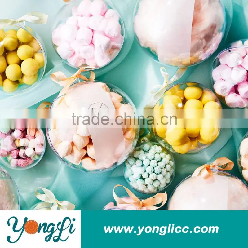 Candy Plastic Ball Shape Plastic Container